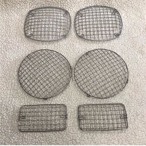 Chrome Stone Guard Headlight Taillight Blinker Covers Jeep
Head Light Tail Brake